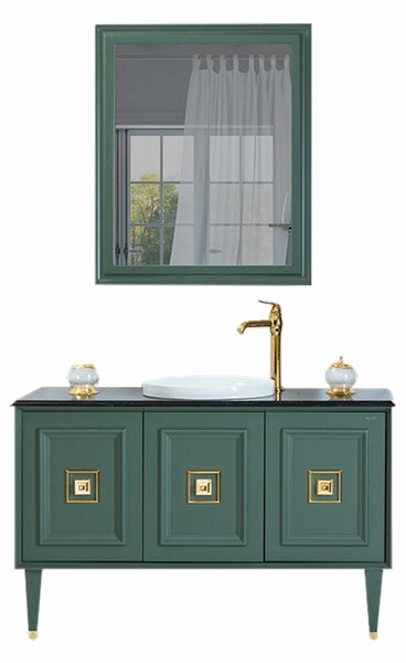Set mobilier baie Arma 120 cm 3 piese Verde