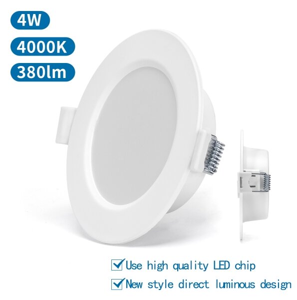 Corp de iluminat LED încastrat Aigostar LED/4W/230V 4000K d. 9,8 cm alb