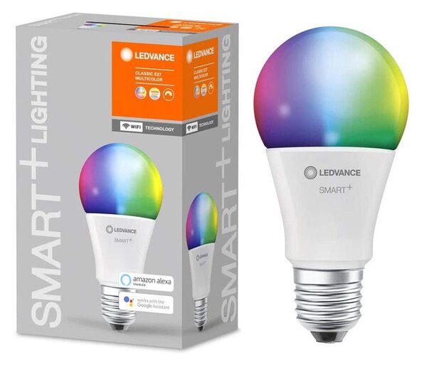 Bec LED RGBW dimabil Ledvance SMART+ E27/9W/230V 2700K-6500K Wi-Fi