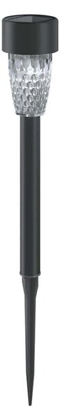 Lampă LED solară Aigostar LED/0,006W/1,2V 29,7 cm negru 6500K IP44