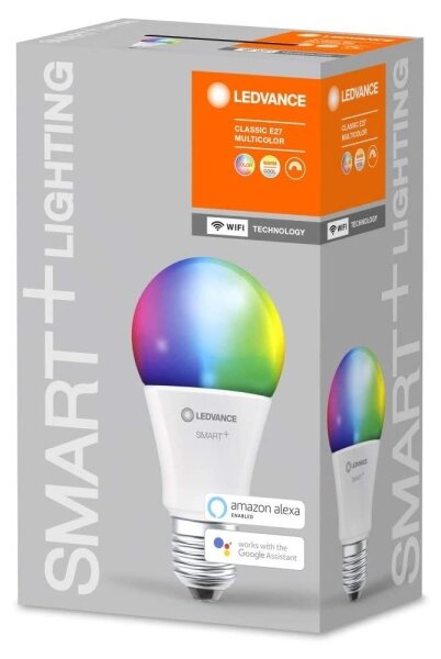 Bec LED RGBW dimabil Ledvance SMART+ E27/9W/230V 2700K-6500K Wi-Fi