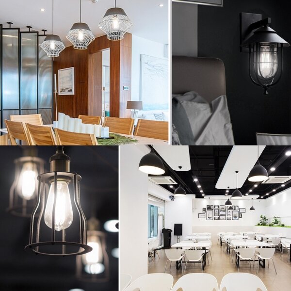 Bec LED Aigostar FILAMENT ST64 E27/6W/230V 6500K