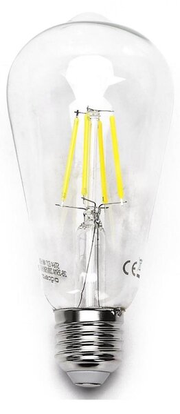 Bec LED Aigostar FILAMENT ST64 E27/6W/230V 6500K