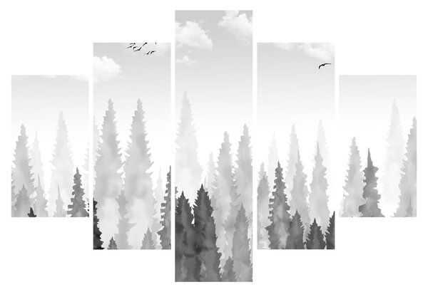 Tablou - Culmi de pădure (150x105 cm)