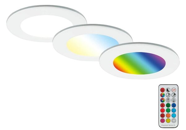 Briloner - Set 3x LED lumini baie dimabile LED/4,8W/230V IP65