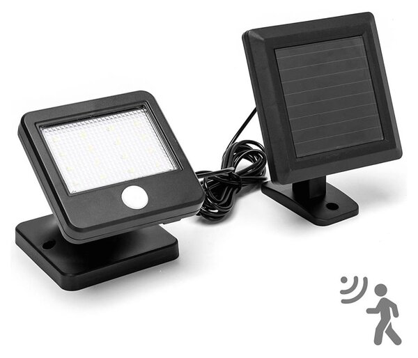 Aplică LED solară cu senzor Aigostar LED/0,64W/3,7V 6500K IP44