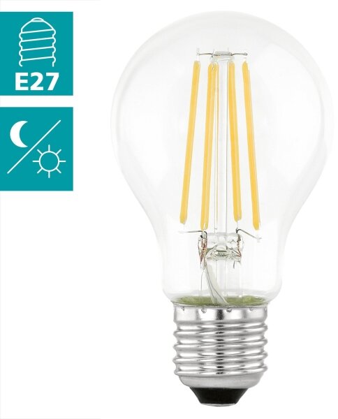 Bec LED cu senzor Eglo 11886 VINTAGE A60 E27/6W/230V 3000K