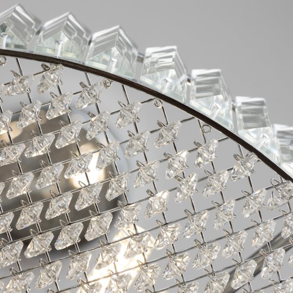 Brilagi - Candelabru cu cristale LED suspendat pe cablu GLAMOUR 5xG9/42W/230V