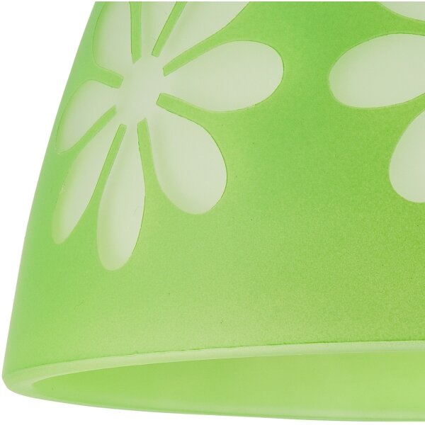 Abajur de rezervă din sticlă pentru lustră GARDEN E27 d. 23 cm verde