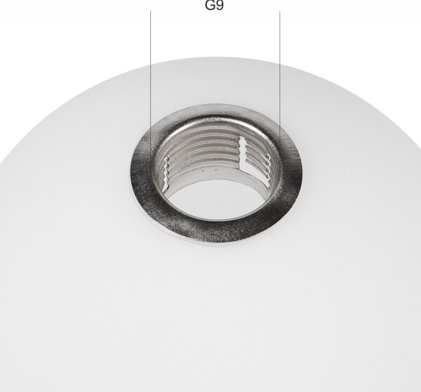 Abajur de rezervă din sticlă ASTRO G9 d. 10 cm