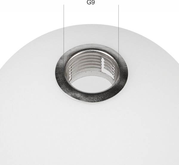 Abajur de rezervă din sticlă ASTRO G9 d. 12 cm