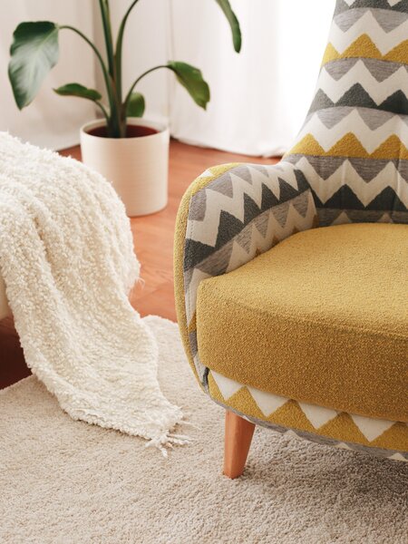 Atelier Del Sofa, Fotoliu Damla multicolor 75/88/95 cm