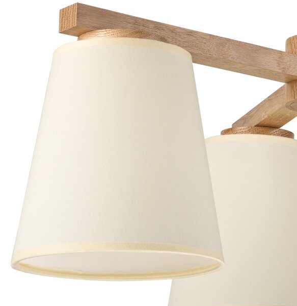 Abajur de rezervă ELLIE E27 d. 15 cm crem