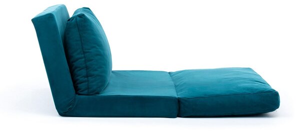 Atelier Del Sofa, Fotoliu extensibil Deniz verde 60/68/62 cm
