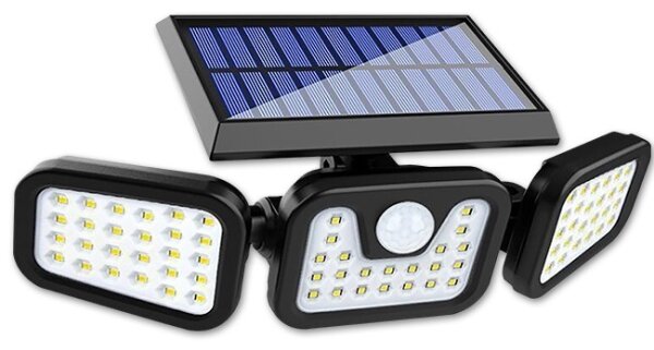 Proiector solar LED cu senzor LED/15W/3,7V 2400 mAh IP54 4500K