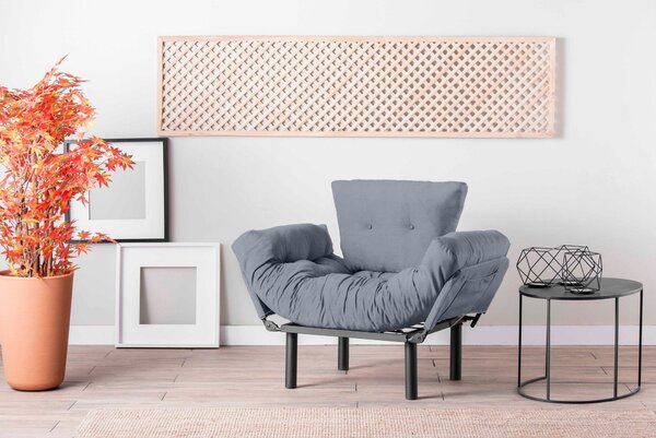 Atelier Del Sofa, Fotoliu Derya gri 95/70/85 cm