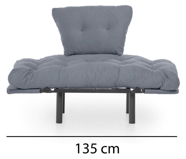 Atelier Del Sofa, Fotoliu Derya gri 95/70/85 cm