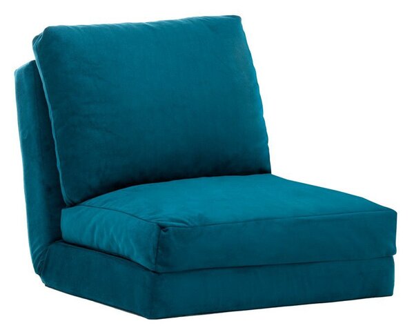 Atelier Del Sofa, Fotoliu extensibil Deniz verde 60/68/62 cm