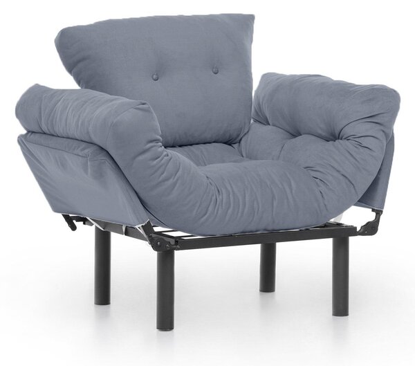 Atelier Del Sofa, Fotoliu Derya gri 95/70/85 cm
