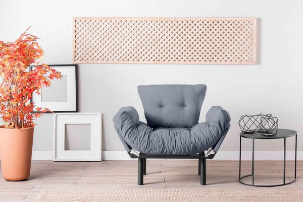 Atelier Del Sofa, Fotoliu Derya gri 95/70/85 cm