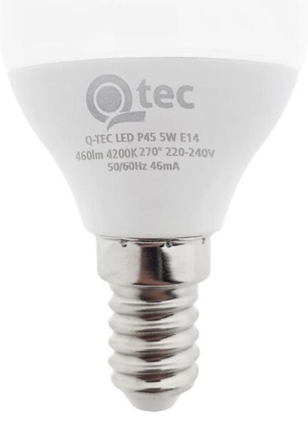 Bec LED Qtec P45 E14/5W/230V 4200K