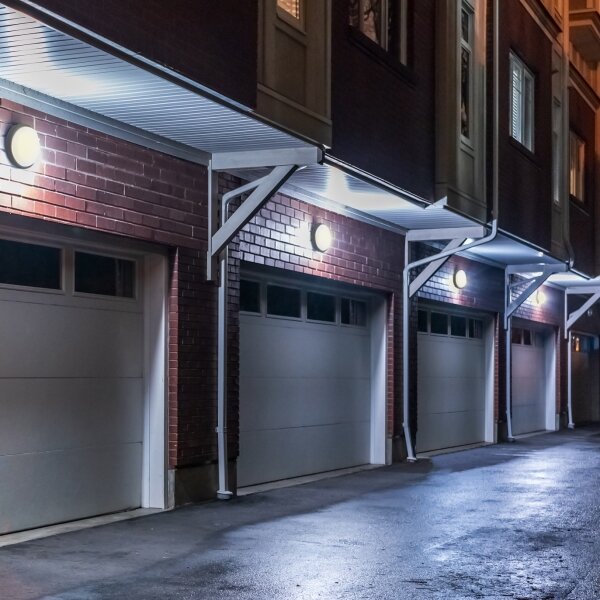 Aplică LED de exterior Solight WO745-G LED/13W/230V 4000K IP54 rotund gri
