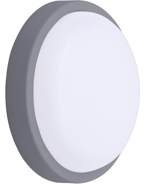 Aplică LED de exterior Solight WO745-G LED/13W/230V 4000K IP54 rotund gri