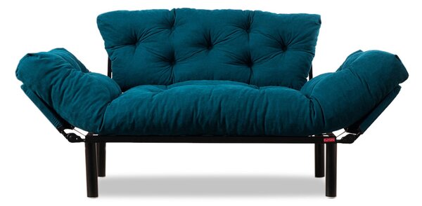 Atelier Del Sofa, Canapea extensibilă 2 locuri Dilek albastru petrol 155/70/85 cm