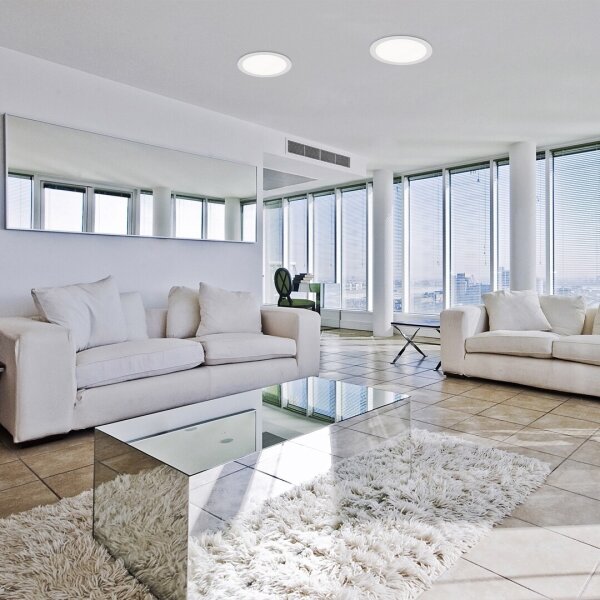 Corp de iluminat LED încastrat Rabalux 71235 SHAUN LED/18W/230V d. 22 cm alb