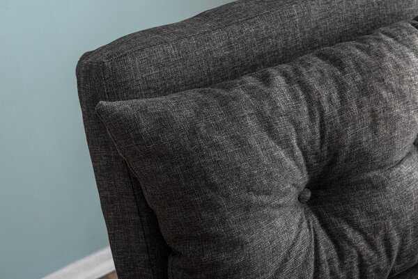 Atelier Del Sofa, Fotoliu extensibil Elmas gri inchis 67/78/78 cm