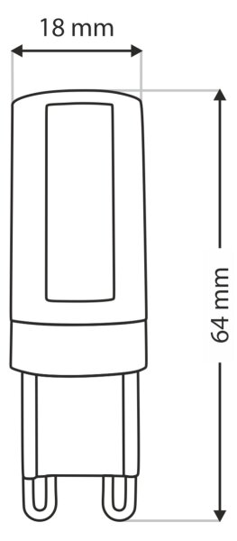 Bec LED G9/10W/230V 4200K