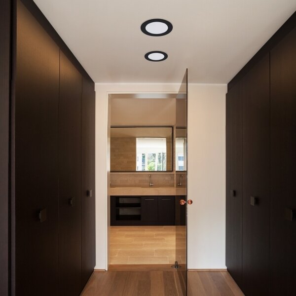 Corp de iluminat LED încastrat Rabalux 71243 SHAUN LED/18W/230V d. 22 cm negru
