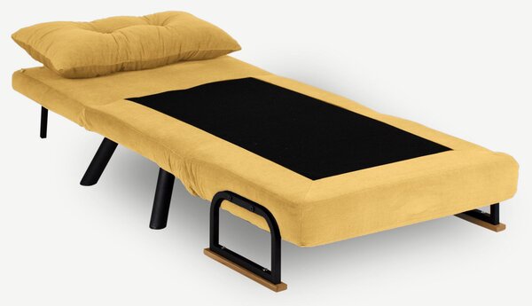 Atelier Del Sofa, Fotoliu extensibil Elmas mustar 67/78/78 cm