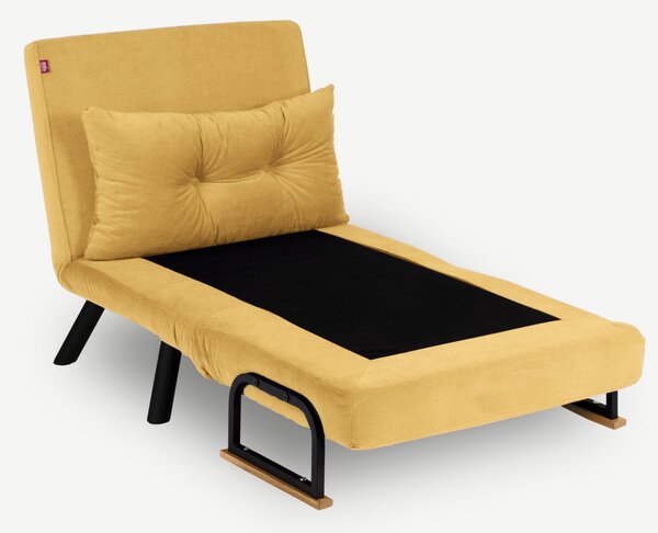 Atelier Del Sofa, Fotoliu extensibil Elmas mustar 67/78/78 cm