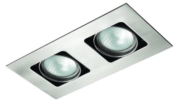 Lampă încastrată OCZKO GUESTO 2xGU10/40W/230V