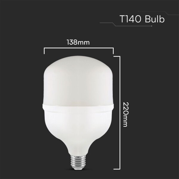 Bec LED T140, soclu E27, 50 W, 230 V, 4000 K