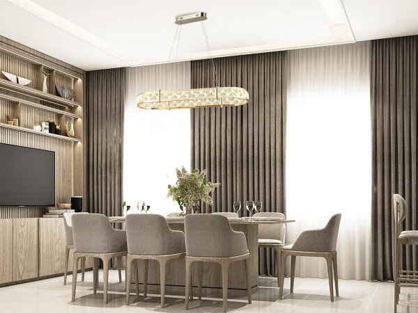 Candelabru LED dimabil pe cablu ENRIQUE LED/50W/230V 3000-6000K +telecomandă