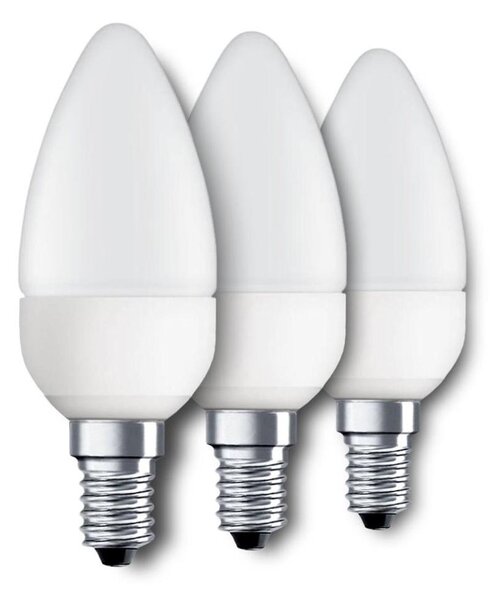Eglo 10697 - SET 3x Bec LED E14/4W/230V 320lm lumânare