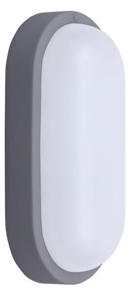 Aplică LED de exterior Solight WO749-G LED/20W/230V 4000K IP54 gri oval