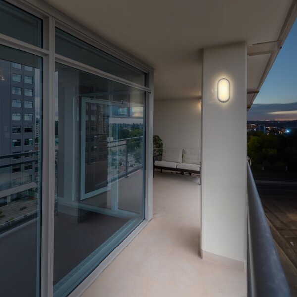 Aplică LED de exterior Solight WO749-G LED/20W/230V 4000K IP54 gri oval