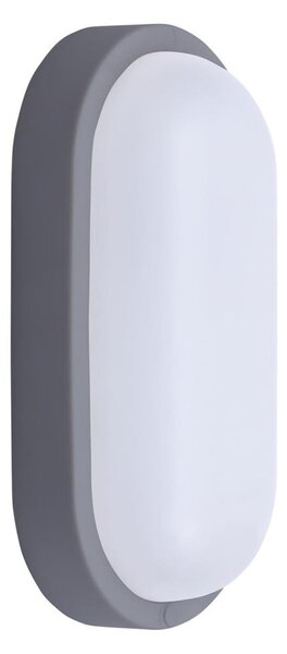 Aplică LED de exterior Solight WO744-G LED/13W/230V 4000K IP54 gri oval