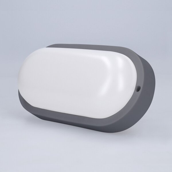 Aplică LED de exterior Solight WO744-G LED/13W/230V 4000K IP54 gri oval