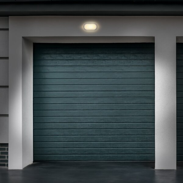Aplică LED de exterior Solight WO744-G LED/13W/230V 4000K IP54 gri oval
