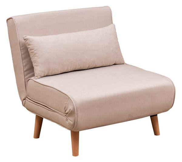 Atelier Del Sofa, Fotoliu extensibil Emel crem 80/79 cm