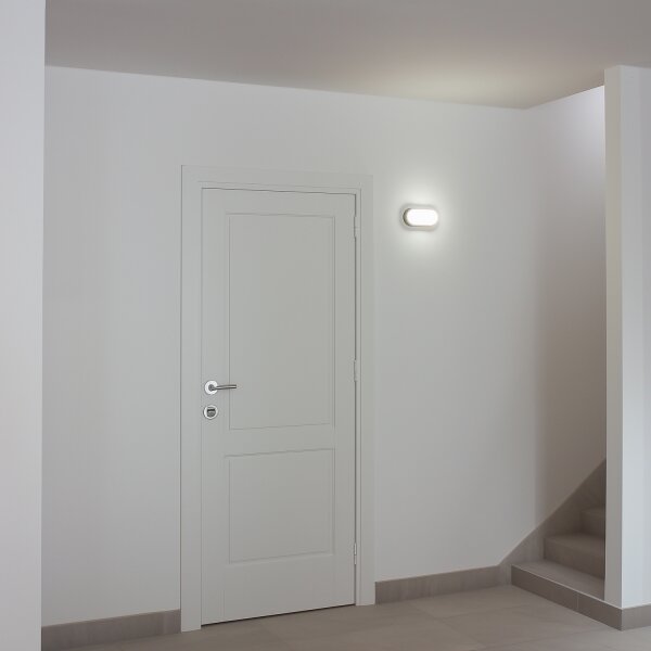 Brilagi - Plafonieră industrială LED SIMA LED/12W/230V IP65 negru