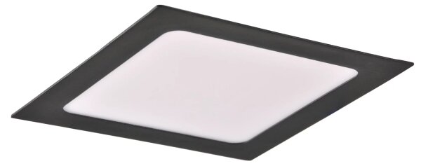 Corp de iluminat LED încastrat RIGEL LED/10W/230V 4000K 16,8x16,8 cm negru