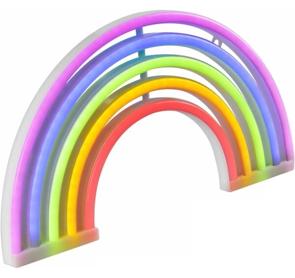 Decorațiune LED neon de perete RAINBOW LED/3W/3xAA multicolor