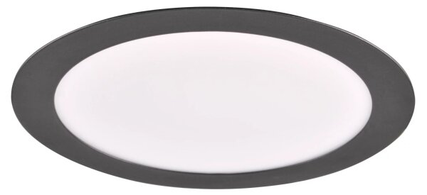 Corp de iluminat LED încastrat RIGEL LED/14W/230V 4000K d. 22 cm negru