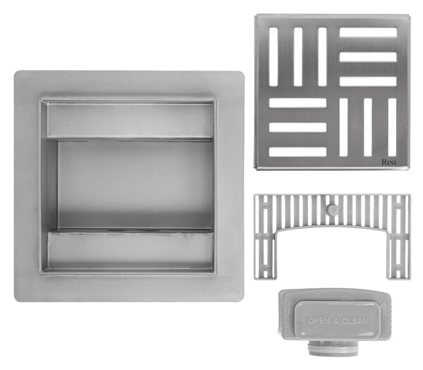 Rigola dus REA CROSS Nickel Brush 12x12