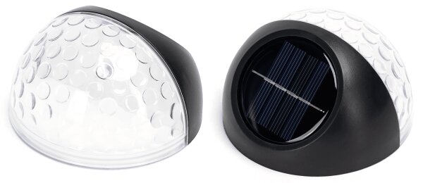 Aplică LED solară Aigostar LED/2W/1,2V negru 2700K IP44